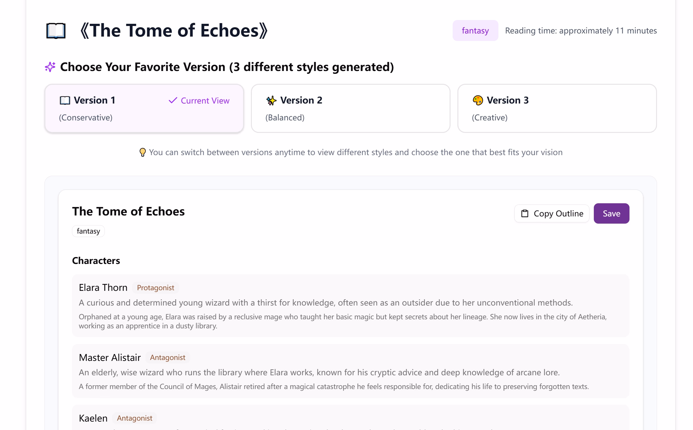 AI Story Writer